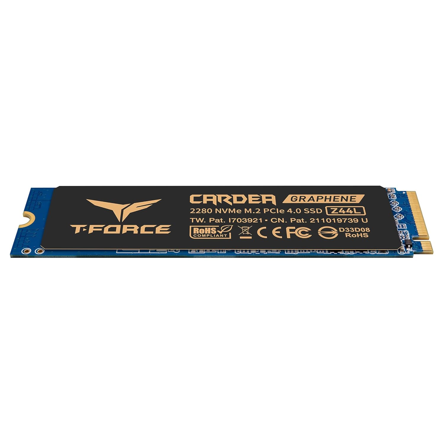 TeamGroup T-Force Cardea Z44L Nvme M.2 2280 Pcie Gen 4 Gaming SSD, 3D NAND TLC, SLC Cache, Graphene Heatsink, Internal Solid State Drive, High Performance, Low Latency TeamGroup T-Force Cardea Z44L Nvme M.2 2280 Pcie Gen 4 Gaming SSD, 3D NAND TLC, SLC Cache, Graphene Heatsink, Internal Solid State Drive, High Performance, Low Latency
