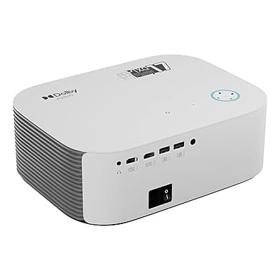 ZEBRONICS PIXAPLAY 17, Smart LED Projector, 6000 Lumens, 4K Support, Dolby Audio, 224 Inch Screen Size, HDMI, USB, WiFi, 1080p Native, APP Support, Miracast, Auto Keystone, Auto Focus