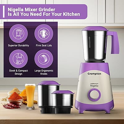 Crompton Nigella 500 Watts Mixer Grinder
