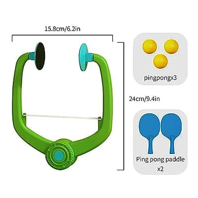 Hanging Table Tennis Self Training Indoor Gaming 2 Racket & 3 Practice Ball Portable - Double Sparring Hanging Toys Parent Child Interaction Indoor Toys for Kids Hanging Table Tennis Self Training Indoor Gaming 2 Racket & 3 Practice Ball Portable - Double Sparring Hanging Toys Parent Child Interaction Indoor Toys for Kids
