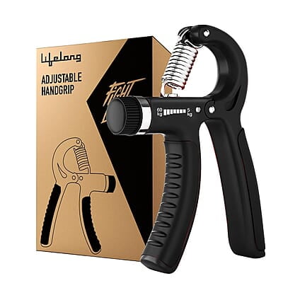 Lifelong Adjustable Hand Grip Strengthener, Hand Gripper for Men & Women for Gym Workout Lifelong Adjustable Hand Grip Strengthener, Hand Gripper for Men & Women for Gym Workout
