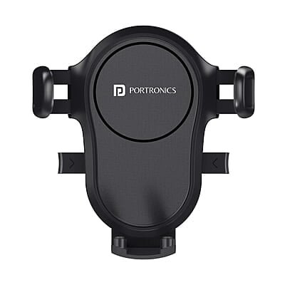 Portronics Clamp Y Adjustable Air Vent Mobile Holder for Car with 360° Rotational