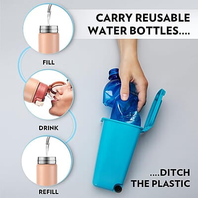 Borosil Aquasport 600 ml Stainless Steel Insulated Water Bottle | Double Wall Vaccum Insulated, Flask | 10 Hours Hot & Cold | Bottle for Office, Gym, School | 1 Year Warranty