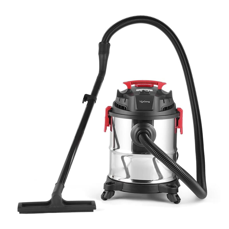 Lifelong 21 litre Vacuum Cleaner for Home – 1200 W, Wet & Dry Floor Cleaner Brush