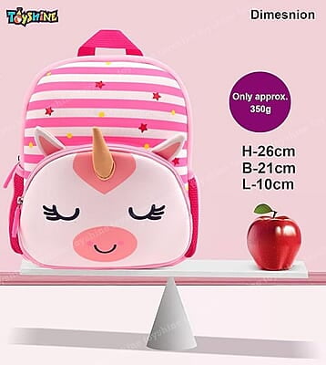12" Cute Face Backpack for Kids Girls Boys Toddler Backpack Preschool Nursery Travel Bag,Mini Size