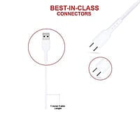 Champion USB to Type-C 3Amp Data Sync & Charging Cable PVC for all Android & USB Type-C Devices (White) Champion USB to Type-C 3Amp Data Sync & Charging Cable PVC for all Android & USB Type-C Devices (White)