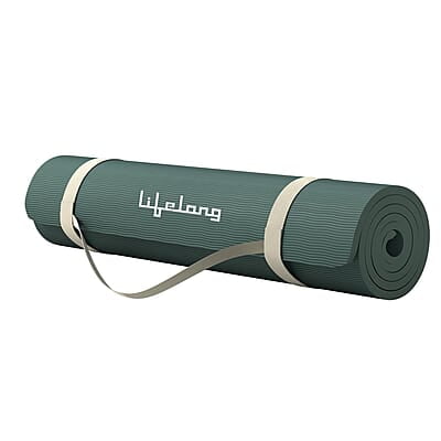 Lifelong Yoga mat for Women & Men EVA Material 4mm Anti-Slip Yoga Mat for Gym Workout Lifelong Yoga mat for Women & Men EVA Material 4mm Anti-Slip Yoga Mat for Gym Workout