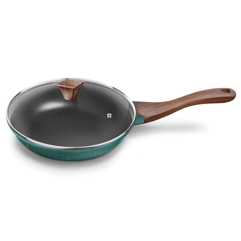 Preethi Artistic Collection Die Cast Non Stick Fry Pan, 24 cm,with Glass Lid Preethi Artistic Collection Die Cast Non Stick Fry Pan, 24 cm,with Glass Lid