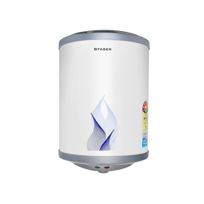 Faber Vulcan 6L Vertical Storage Water Heater 2000W Heating Indicator, 8 Bar Pressure