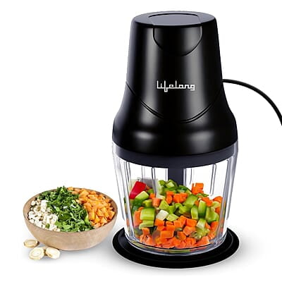 Lifelong 250W Regalia Plus Electric Chopper - 600 ml Jar