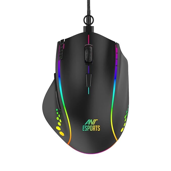 OpenBox Ant Esports GM600 RGB 6 DPI Sensitivity Level adjustments up to 7200 DPI Wired Optical Gaming Mouse OpenBox Ant Esports GM600 RGB 6 DPI Sensitivity Level adjustments up to 7200 DPI Wired Optical Gaming Mouse