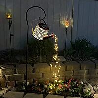 Solar Watering Can With Stand Light – Led Decorative Replica For Outdoor Lighting