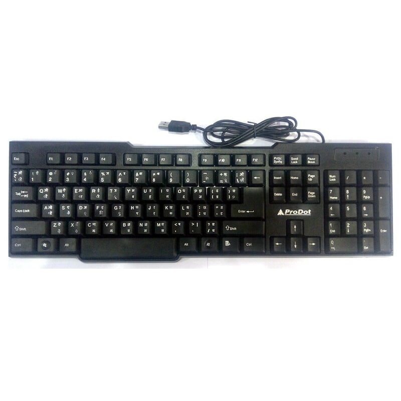 Prodot KB-297rs Hindi Keyboard Prodot KB-297rs Hindi Keyboard