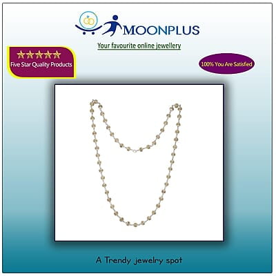 Silver Capped Tulsi Mala/Chain