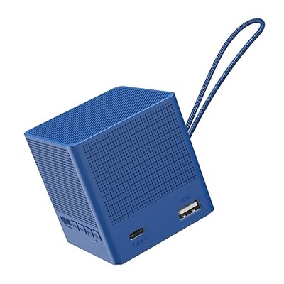 Portronics Bounce 2 5W Portable Bluetooth Speaker with in-Built FM Radio, Type C Charging Port with 5 Hrs Playback(Blue) Portronics Bounce 2 5W Portable Bluetooth Speaker with in-Built FM Radio, Type C Charging Port with 5 Hrs Playback(Blue)