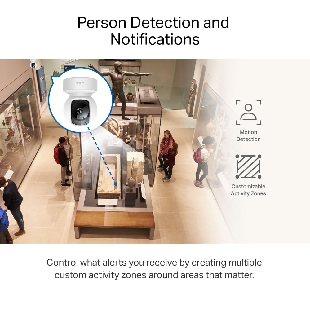 TP-Link Tapo C212 2K Pan/Tilt Indoor Home Security Smart Wi-Fi Camera for Baby Monitor| Motion Detection & Tracking | 2-Way Audio |up to 512 GB SD Card Storage|Works with Alexa & Google Home TP-Link Tapo C212 2K Pan/Tilt Indoor Home Security Smart Wi-Fi Camera for Baby Monitor| Motion Detection & Tracking | 2-Way Audio |up to 512 GB SD Card Storage|Works with Alexa & Google Home