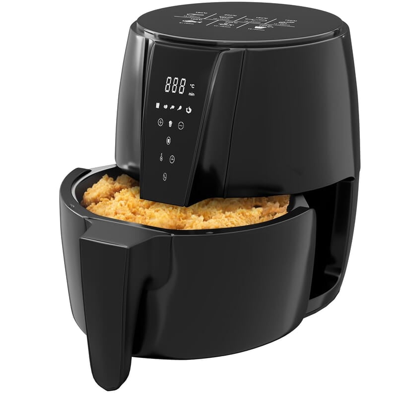 Lifelong Air Fryer  1 Year Warranty 1350W, 4.2L, Air Fryer for Home, Digital Air-Fryer with 6 Presets