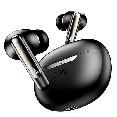 boAt Airdopes 141 ANC Gunmetal Black boAt Airdopes 141 ANC Gunmetal Black