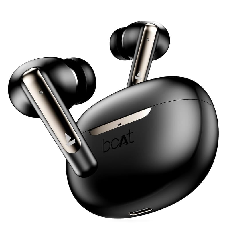boAt Airdopes 141 ANC Gunmetal Black boAt Airdopes 141 ANC Gunmetal Black