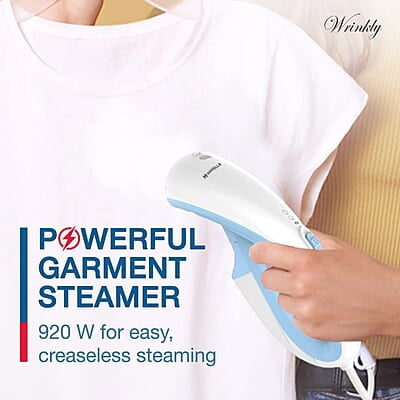 Havells Wrinkly Hand Held Garment Steamer 920 Watts - Ergonomic Design,150Ml Tank Capacity