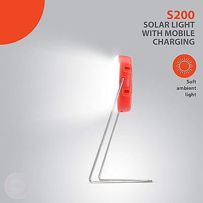 Pro 400- Super Bright Emergency Solar Light With Usb Mobile Charging 400 Lumens Of Brightness