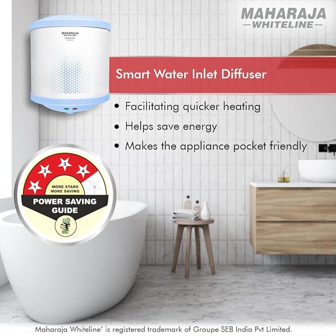 Maharaja Whiteline Warmist Neo Plus Water Heater/Geyser, 15 Liters Maharaja Whiteline Warmist Neo Plus Water Heater/Geyser, 15 Liters