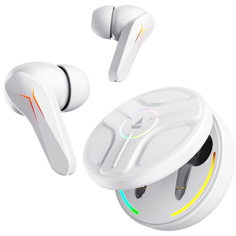 boAt Immortal 141 TWS Gaming Earbuds with Enx Tech,Up to 40 Hrs Playtime,Signature Sound,Beast Mode,Ipx4 Resistance,Iwp Tech,RBG Lights,&USB Type-C Port