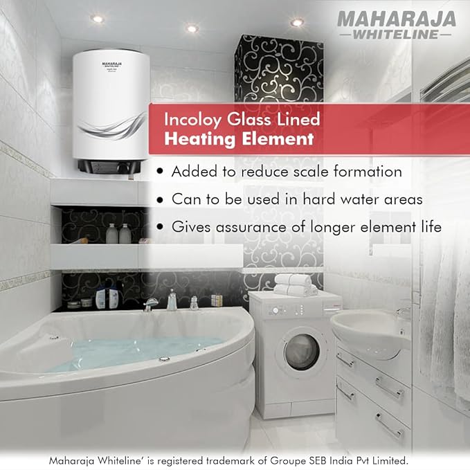 Maharaja Whiteline Aquic Neo Plus Water Heater/Geyser, 25 Liters
