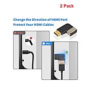 HDMI 2.1 (Male to Female) Right Angle Connector, Supports 8K @ 60Hz, 4K @ 120Hz, Dynamic HDR, 3D & EARV for TV, Laptop, HDR Devices HDMI 2.1 (Male to Female) Right Angle Connector, Supports 8K @ 60Hz, 4K @ 120Hz, Dynamic HDR, 3D & EARV for TV, Laptop, HDR Devices