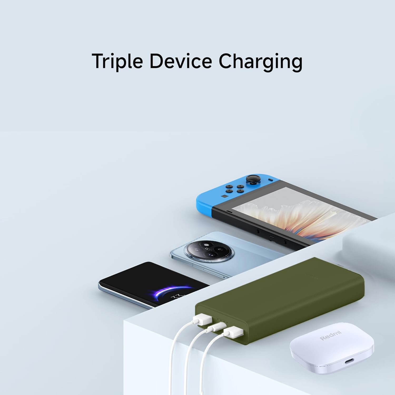 Xiaomi Power Bank 4i 20000mAh 33W Super Fast Charging PD | Power Delivery | QC 3.0|Type C Input & Output |Triple Output Ports|Supports Android,Apple, Tablets, Earbuds, Watches Xiaomi Power Bank 4i 20000mAh 33W Super Fast Charging PD | Power Delivery | QC 3.0|Type C Input & Output |Triple Output Ports|Supports Android,Apple, Tablets, Earbuds, Watches