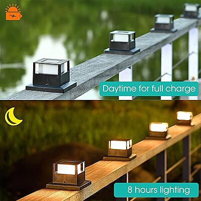 ROYAL Solar Garden /Gate/ Boundary Wall Light Yellow Light ROYAL Solar Garden /Gate/ Boundary Wall Light Yellow Light