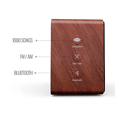 Carvaan Saregama Mini+ (Plus) Portable Music Player with 1000 Preloaded Songs, 10 Watt Speaker