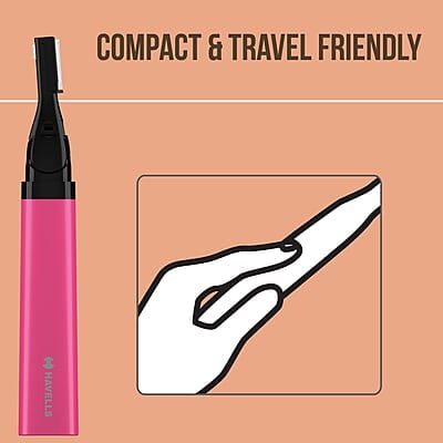 Havells FD5006 Trimmer, Easy and Smooth Hair Removal, Ideal for Upper Lip, Side burns and precise shaping of eyebrows