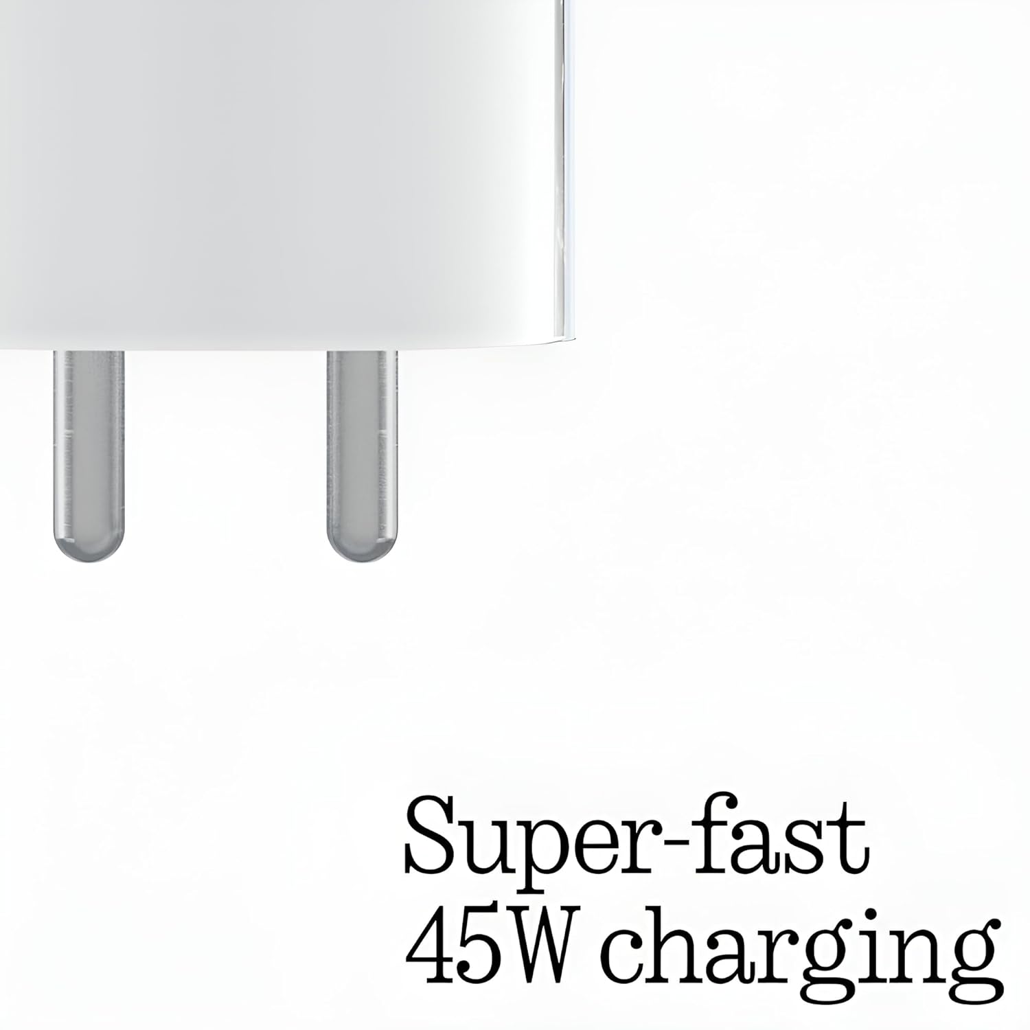 CMF by Nothing 45W Fast Charger Adapter for CMF Phone 1/Nothing Phone 2A/Phone 2A Plus/Phone 2/Buds/Ear Stick, (White ) CMF by Nothing 45W Fast Charger Adapter for CMF Phone 1/Nothing Phone 2A/Phone 2A Plus/Phone 2/Buds/Ear Stick, (White )
