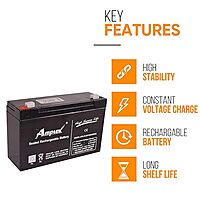 Amptek Sealed Recha battery 6V 10Ah/20H