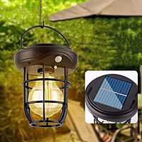 SIMBA Big Hanging + Wall Tungsten Solar Sensor Light
