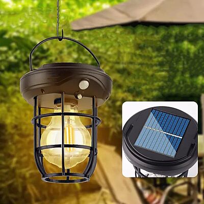 SIMBA Big Hanging + Wall Tungsten Solar Sensor Light