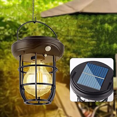 SIMBA Big Hanging + Wall Tungsten Solar Sensor Light