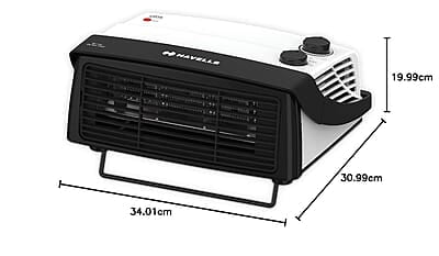 Havells Cista Room Heater, White, 2000 Watts