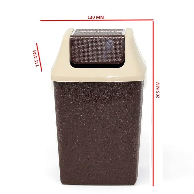 Signora ware Table Top Dustbin 1.6 Liter Signora ware Table Top Dustbin 1.6 Liter