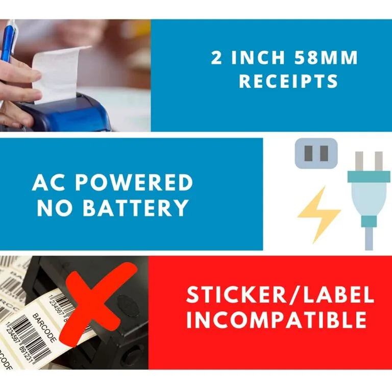 Atpos H58BT 58mm Bluetooth Thermal Receipt Printer | 2 Inch Atpos H58BT 58mm Bluetooth Thermal Receipt Printer | 2 Inch