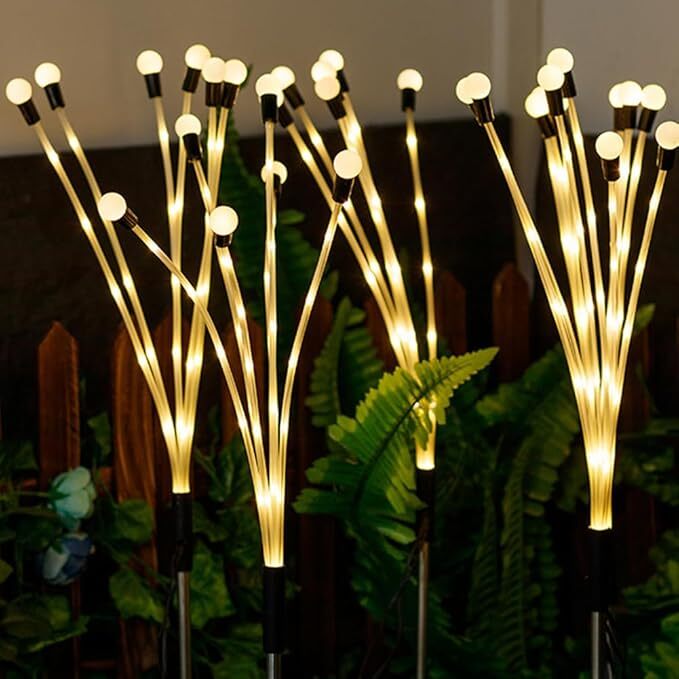 Plasma Fire Fly Solar Garden Light for Splendid Night