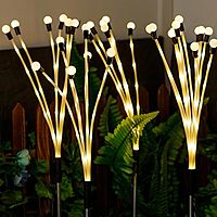 Plasma Fire Fly Solar Garden Light for Splendid Night