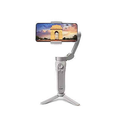 DIGITEK® (DSG-007F) 3-Axis Gray Smartphone Gimbal - Wide Angle Handheld Vlogging Stabilizer DIGITEK® (DSG-007F) 3-Axis Gray Smartphone Gimbal - Wide Angle Handheld Vlogging Stabilizer