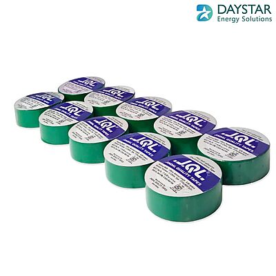 Jindal PVC Electrical Insulation Tape – Pack of 10 (Green) Jindal PVC Electrical Insulation Tape – Pack of 10 (Green)