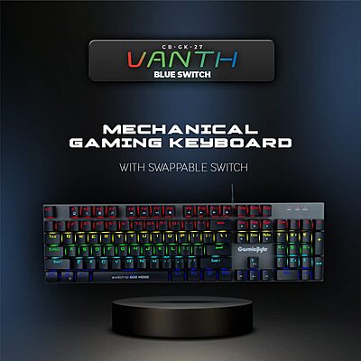 Cosmic Byte Vanth Mechanical Keyboard CB-GK-28-Blue Cosmic Byte Vanth Mechanical Keyboard CB-GK-28-Blue