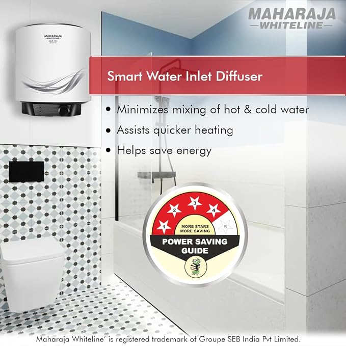 Maharaja Whiteline Aquic Neo Plus Water Heater/Geyser, 10 Liters