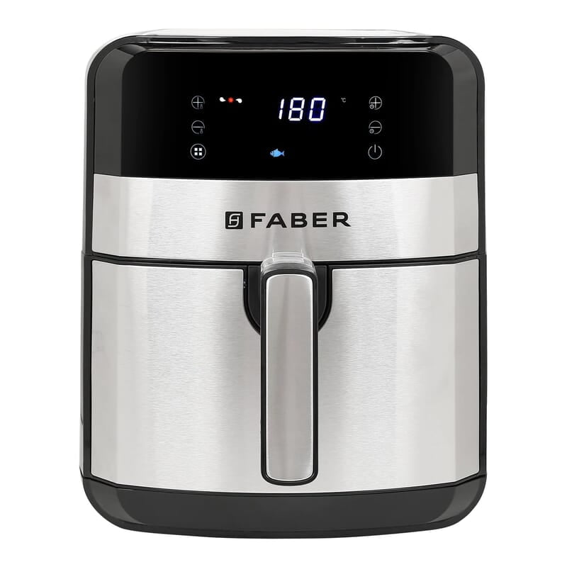 Faber 6.5L Air Fryer Detachable Non Stick Frying Basket 8 Pre Set Functions 1750 Watts