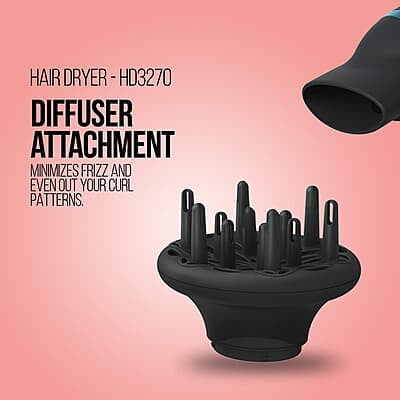 Havells 1700W 2-In-1 Hair Dryer With Diffuser & Thin Concentrator Heat Balance Technology