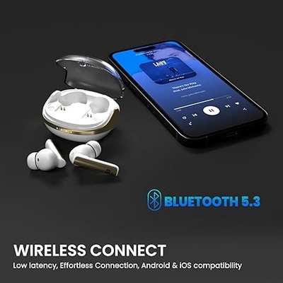 Portronics Harmonics Twins S7 True Wireless in Ear Earbuds with 35Hrs Playtime, Auto ENC, Quad Mic,13mm Driver, Touch Control, BT 5.3v, Voice Assistant, Type C Charging Port Portronics Harmonics Twins S7 True Wireless in Ear Earbuds with 35Hrs Playtime, Auto ENC, Quad Mic,13mm Driver, Touch Control, BT 5.3v, Voice Assistant, Type C Charging Port